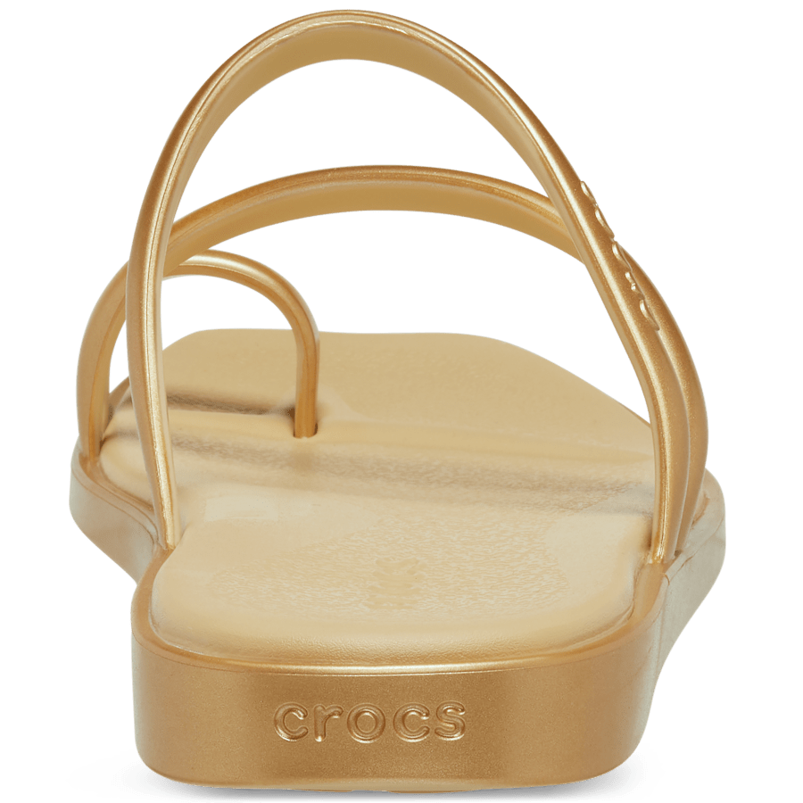 Crocs New Women's Miami Metallic Toe Loop Sandal