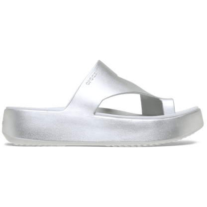 Crocs Hot Sale Getaway Metallic Platform Toe Loop
