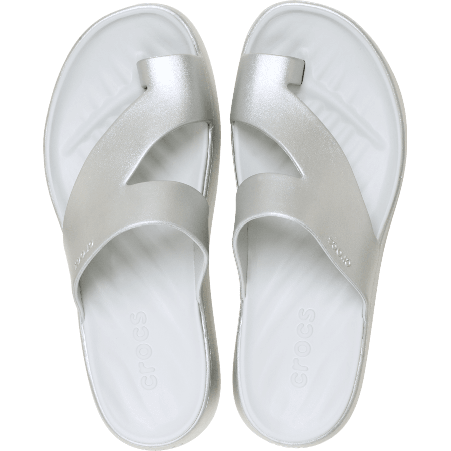 Crocs Hot Sale Getaway Metallic Platform Toe Loop