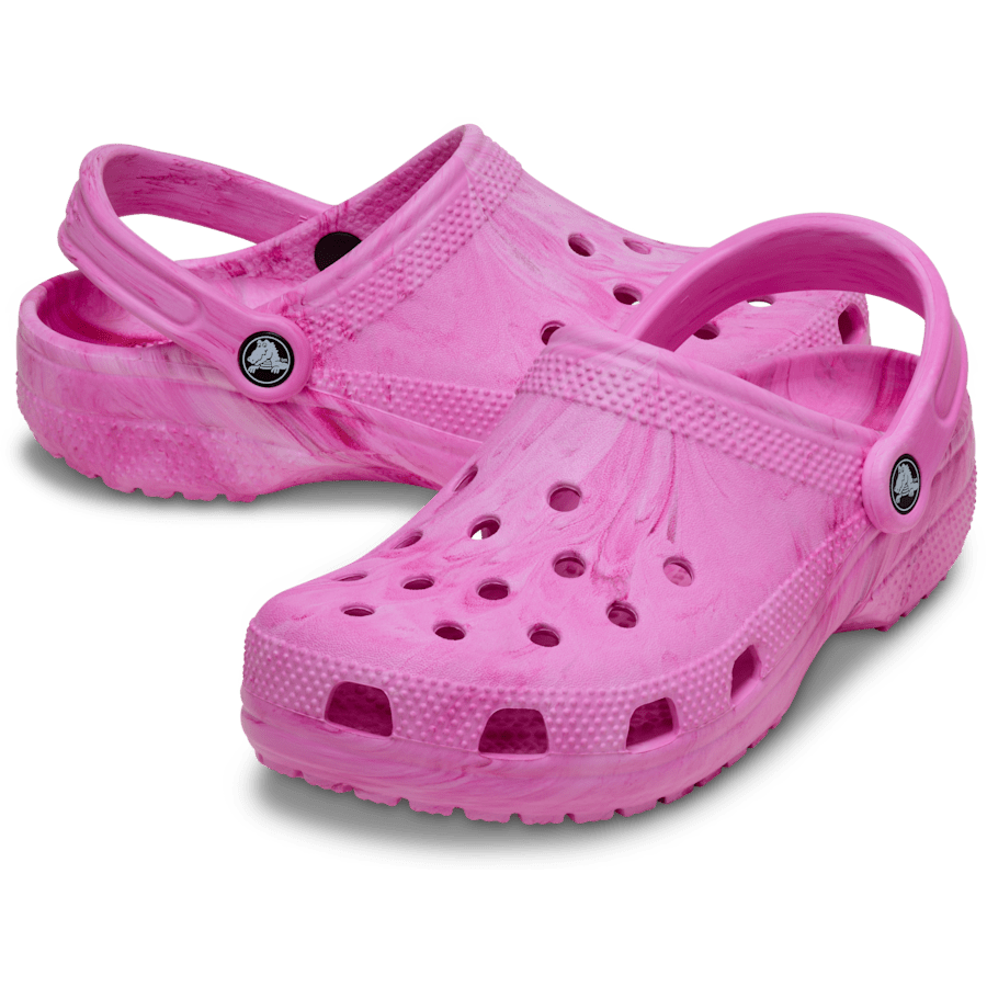Crocs Featured Kids' Classic Watercolor Marbled Clog