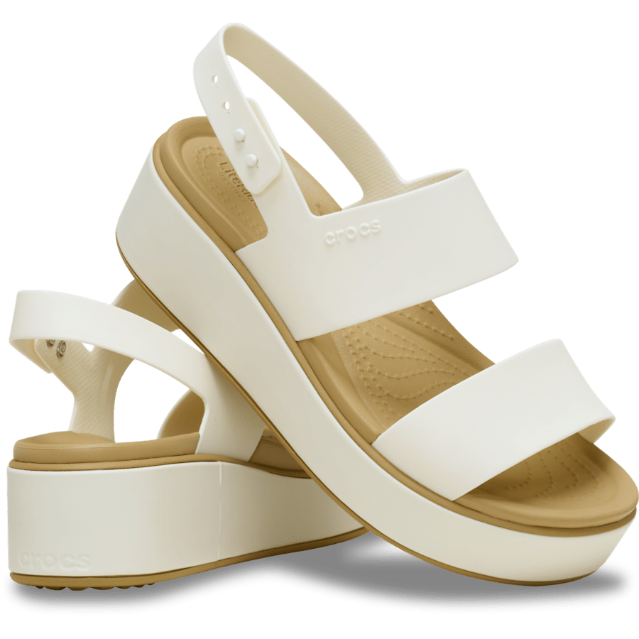 Crocs Quality Brooklyn Matte Wrap Low Wedge