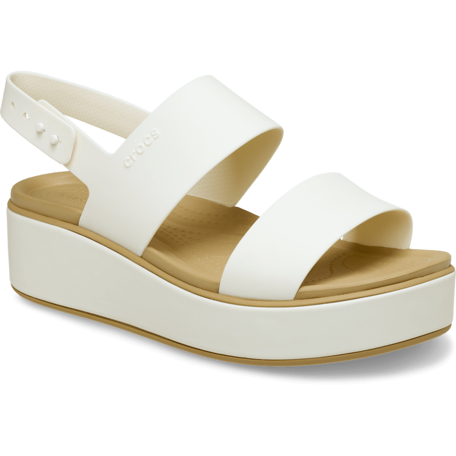 Crocs Quality Brooklyn Matte Wrap Low Wedge