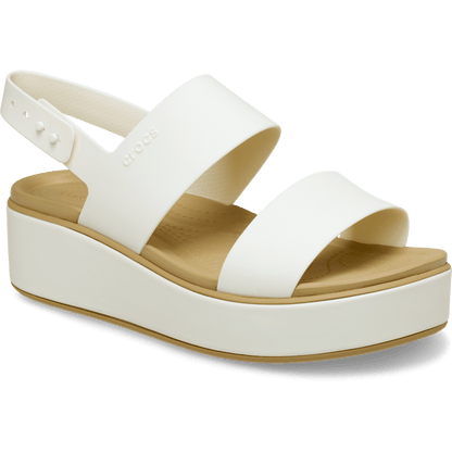 Crocs Quality Brooklyn Matte Wrap Low Wedge