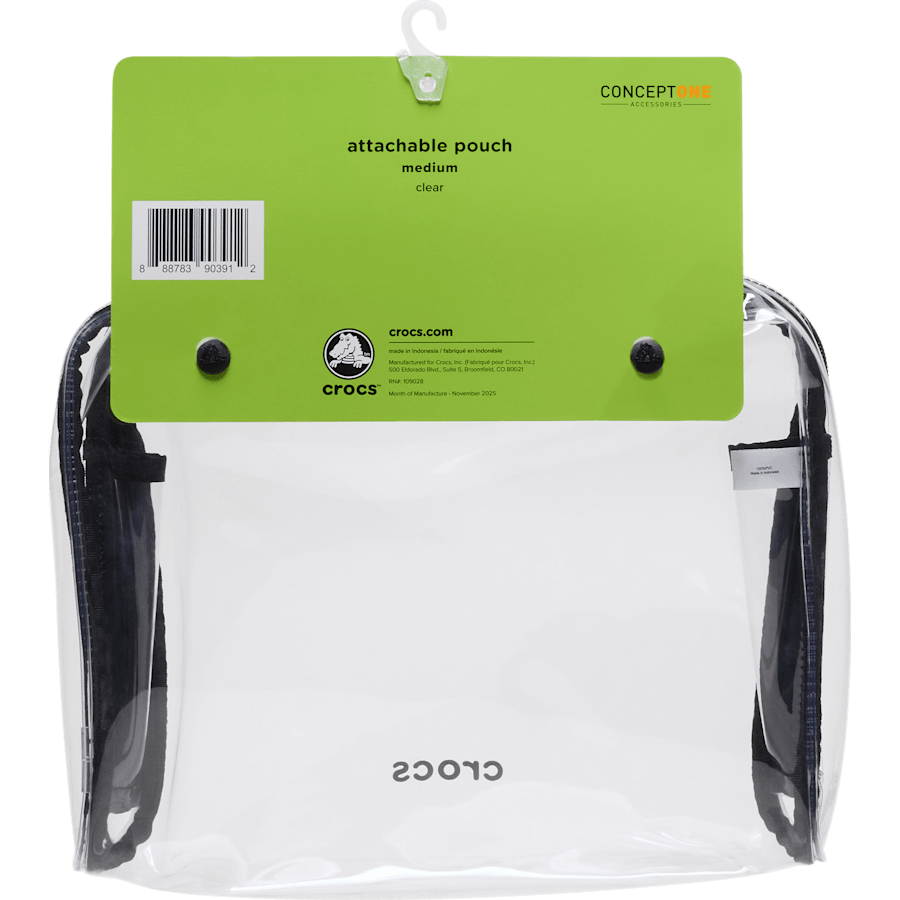 Crocs Discount Medium Clear Pouch