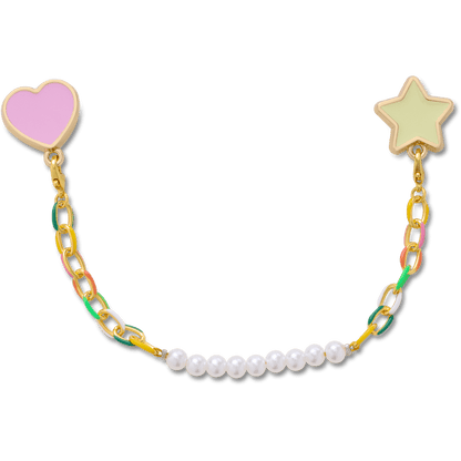 Crocs Popular Pearl and Rainbow Bag Chain