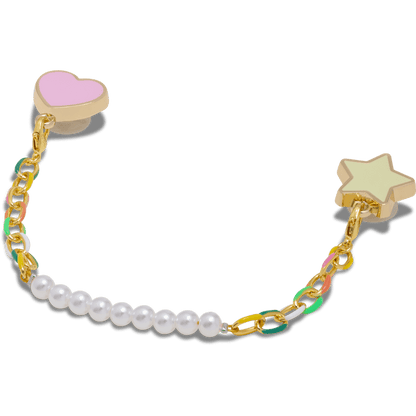 Crocs Popular Pearl and Rainbow Bag Chain