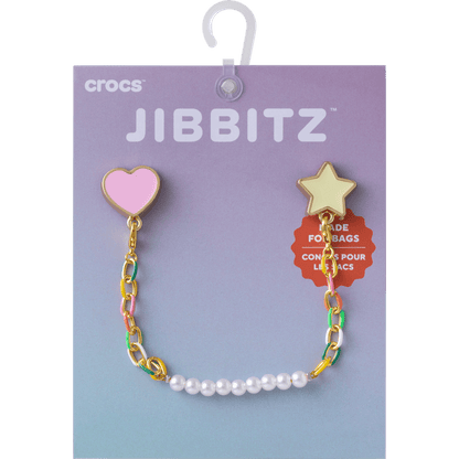 Crocs Popular Pearl and Rainbow Bag Chain