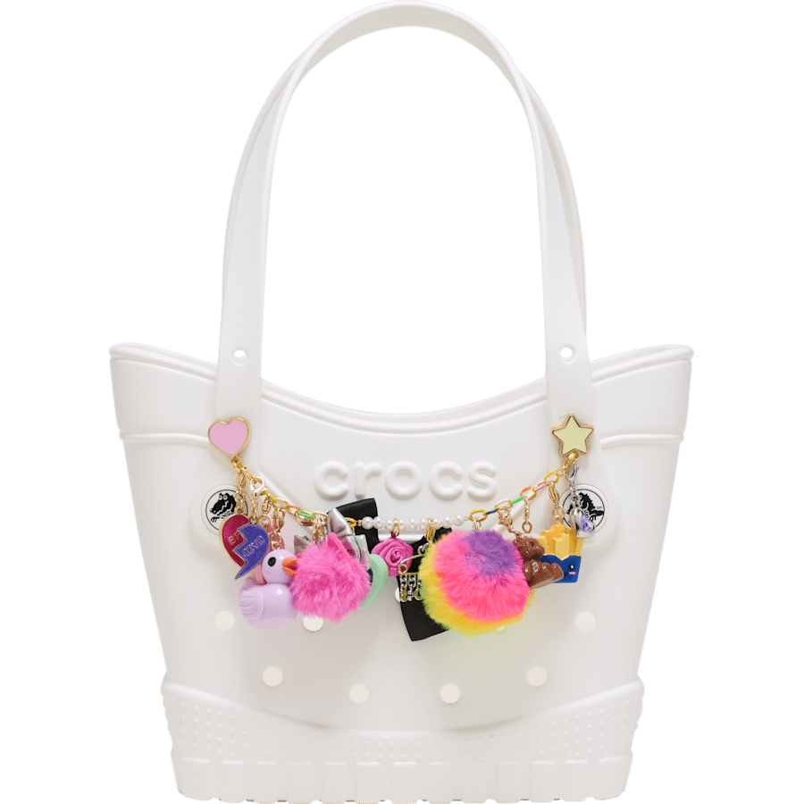 Crocs Popular Pearl and Rainbow Bag Chain