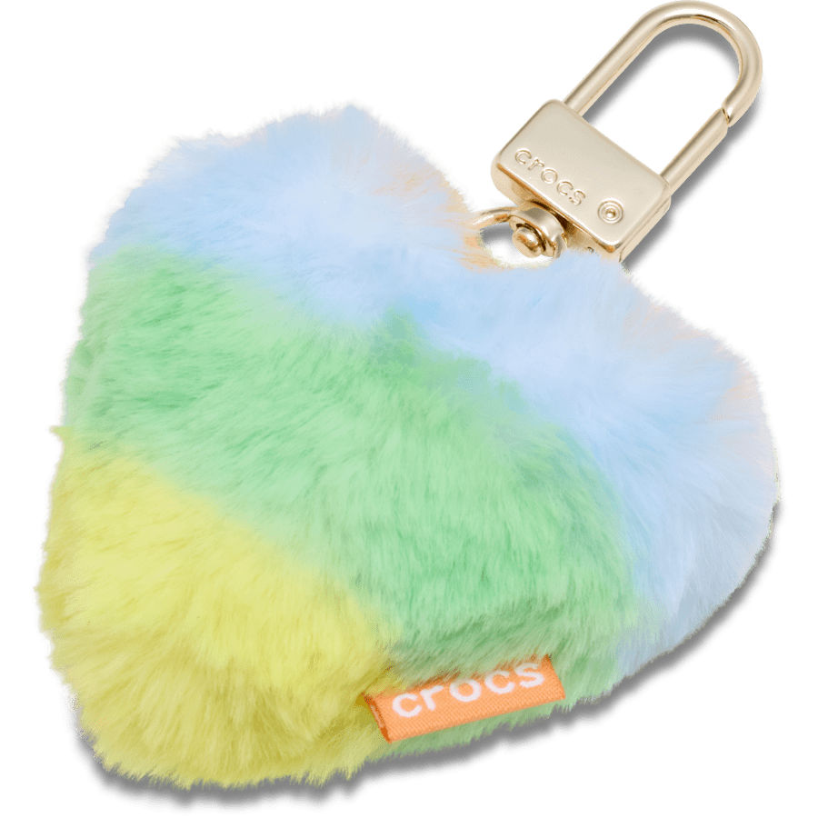 Crocs Exclusive Plush Heart Bag Charm