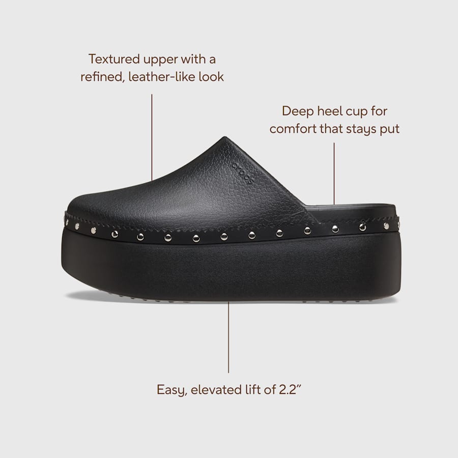 Crocs Featured Dylan Platform Studded Clog