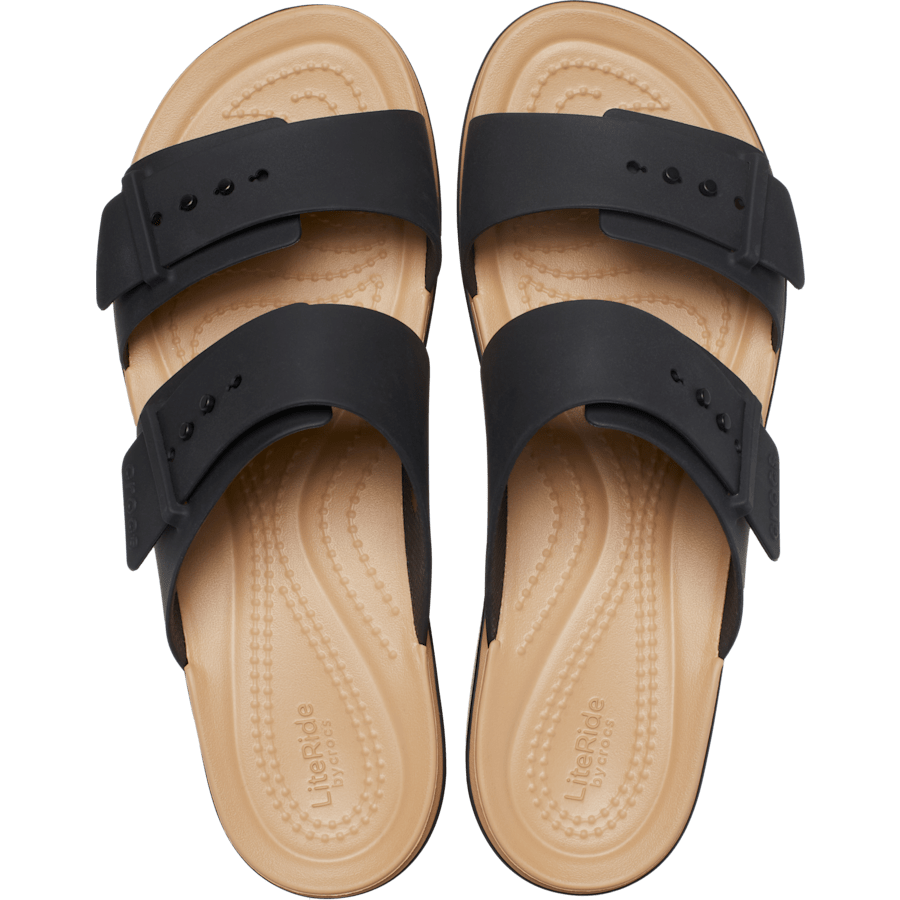 Crocs Essential Brooklyn Buckle Matte Wrap Low Wedge