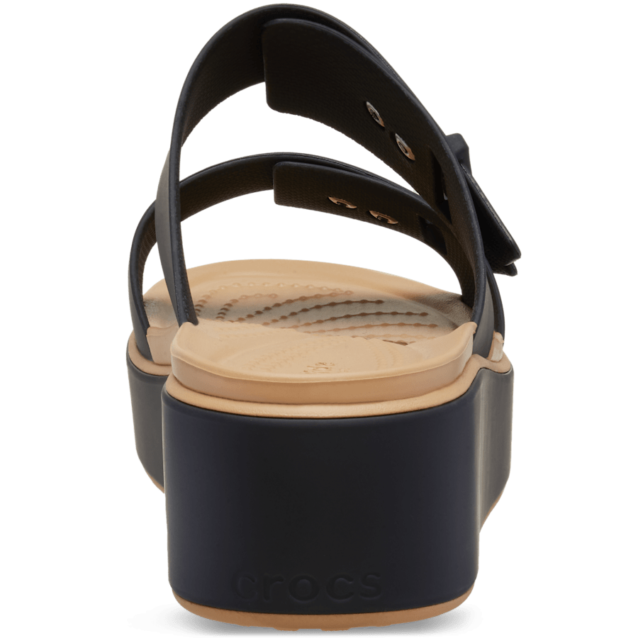 Crocs Essential Brooklyn Buckle Matte Wrap Low Wedge
