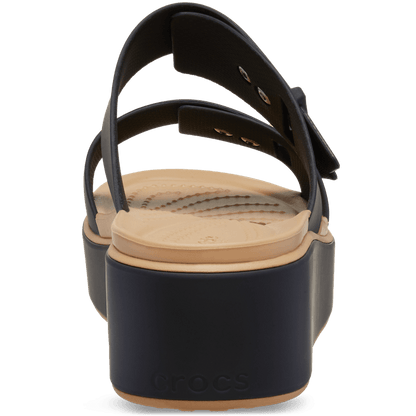 Crocs Essential Brooklyn Buckle Matte Wrap Low Wedge