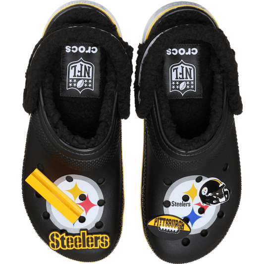 Crocs Hot Sale NFL Pittsburgh Steelers Classic Lined Clog