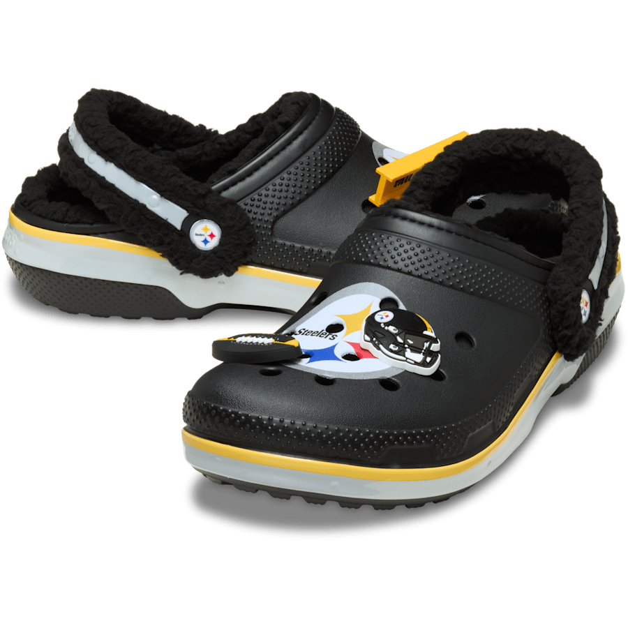 Crocs Hot Sale NFL Pittsburgh Steelers Classic Lined Clog
