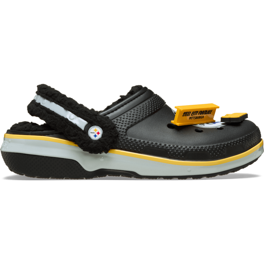 Crocs Hot Sale NFL Pittsburgh Steelers Classic Lined Clog