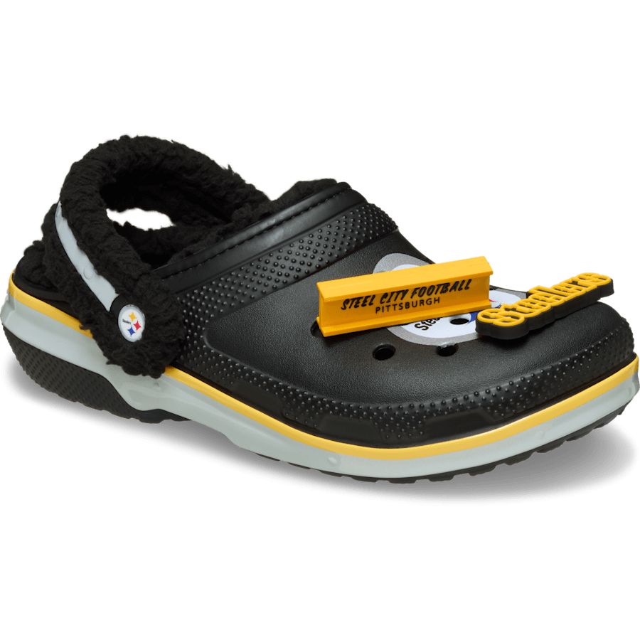Crocs Hot Sale NFL Pittsburgh Steelers Classic Lined Clog