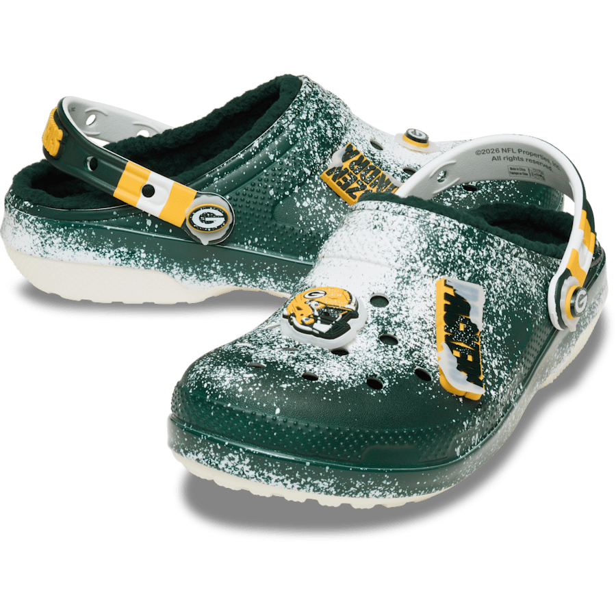 Crocs Signature NFL Green Bay Packers Classic Lined Clog