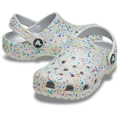 Crocs Classic Kids' Classic Glow Paint Splatter Clog