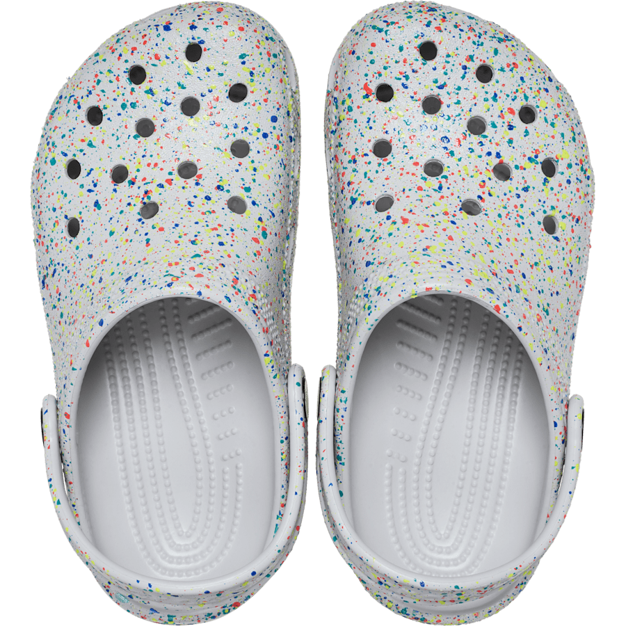 Crocs Classic Kids' Classic Glow Paint Splatter Clog