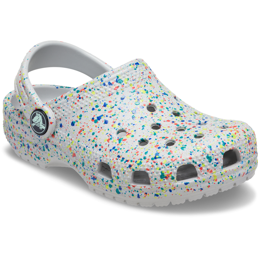 Crocs Classic Kids' Classic Glow Paint Splatter Clog