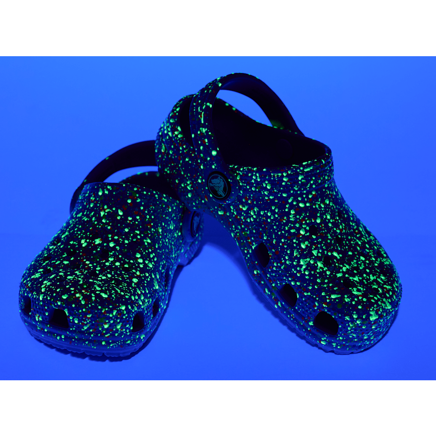 Crocs Classic Kids' Classic Glow Paint Splatter Clog