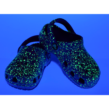 Crocs Classic Kids' Classic Glow Paint Splatter Clog