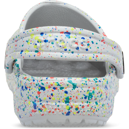 Crocs Classic Kids' Classic Glow Paint Splatter Clog