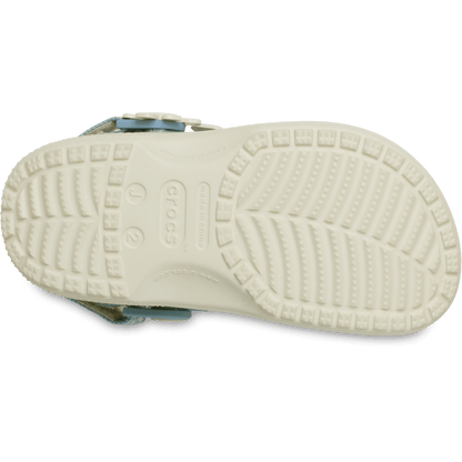 Crocs Best Seller Kids’ Classic Denim Flower Adjustable Backstrap Clog