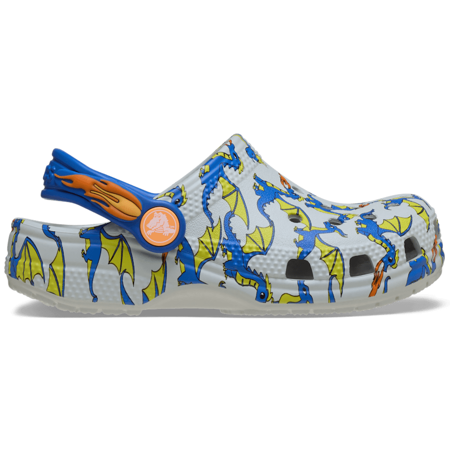Crocs Latest Toddler Classic Dragon Graphic Clog