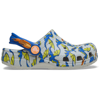 Crocs Latest Toddler Classic Dragon Graphic Clog