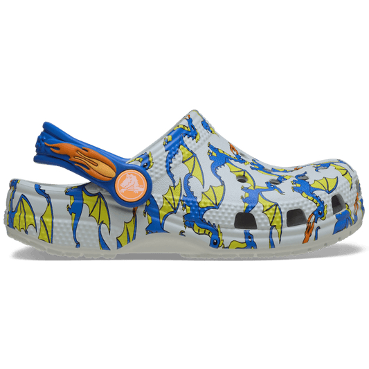 Crocs Latest Toddler Classic Dragon Graphic Clog