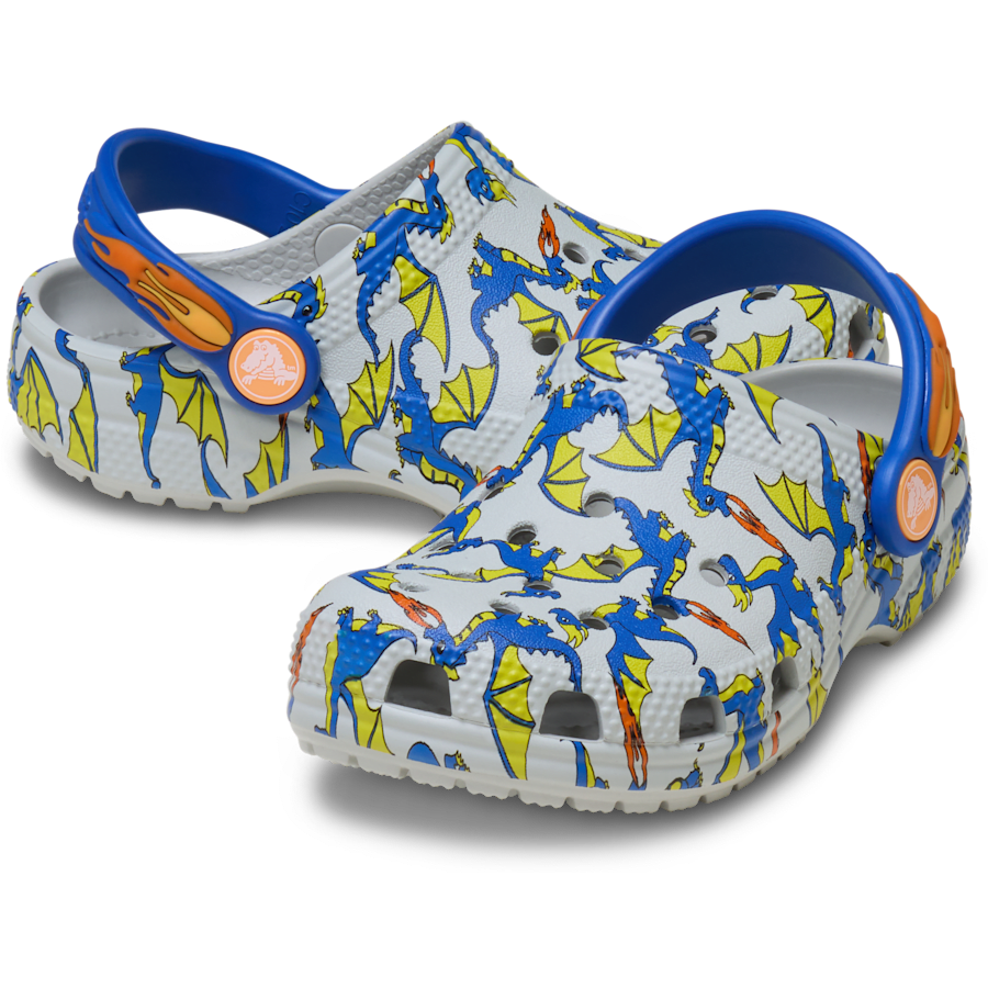 Crocs Latest Toddler Classic Dragon Graphic Clog