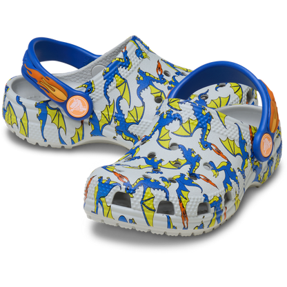 Crocs Latest Toddler Classic Dragon Graphic Clog
