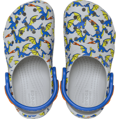 Crocs Latest Toddler Classic Dragon Graphic Clog