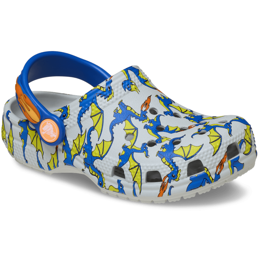Crocs Latest Toddler Classic Dragon Graphic Clog