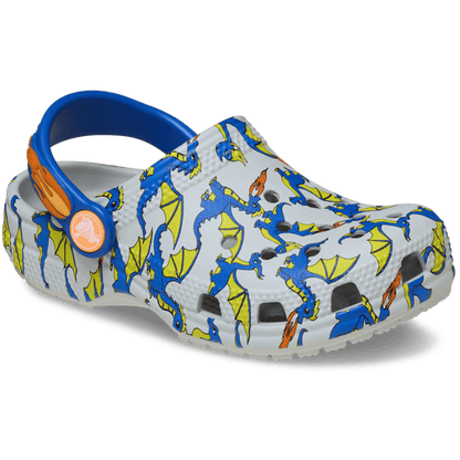 Crocs Latest Toddler Classic Dragon Graphic Clog