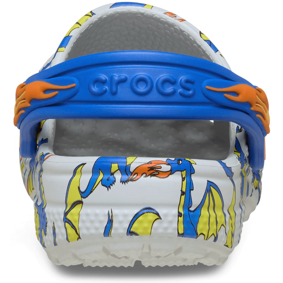 Crocs Latest Toddler Classic Dragon Graphic Clog