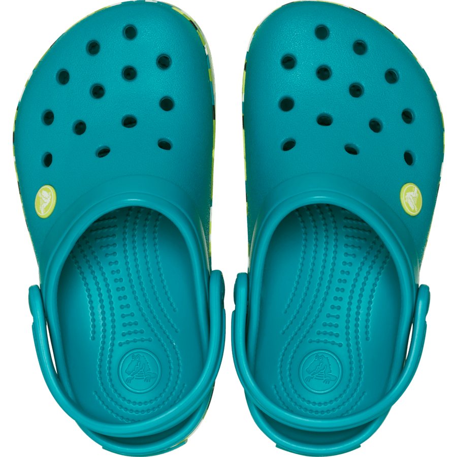 Crocs New Kids' Crocband Glow Confetti Band Clog