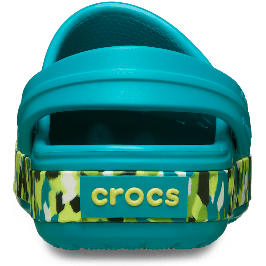 Crocs New Kids' Crocband Glow Confetti Band Clog