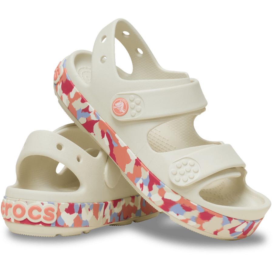 Crocs Signature Kids’ Crocband™ Cruiser Glow Confetti Band Sandal.