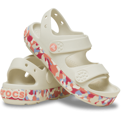 Crocs Signature Kids’ Crocband™ Cruiser Glow Confetti Band Sandal.
