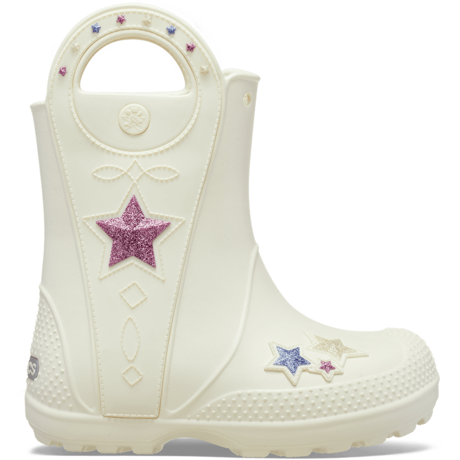 Crocs Premium Kids' Handle It Western Metallic Boot