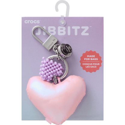 Crocs Best Seller Double Heart Bag Charm