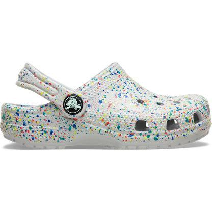 Crocs Trusted Toddler Classic Glow Paint Splatter Clog