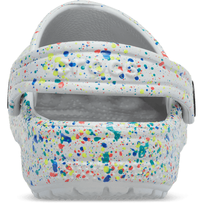 Crocs Trusted Toddler Classic Glow Paint Splatter Clog