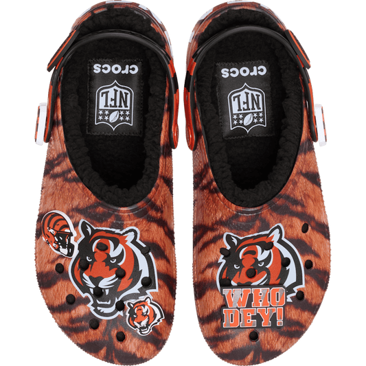 Crocs Popular NFL Cincinnati Bengals Classic Lined Clog