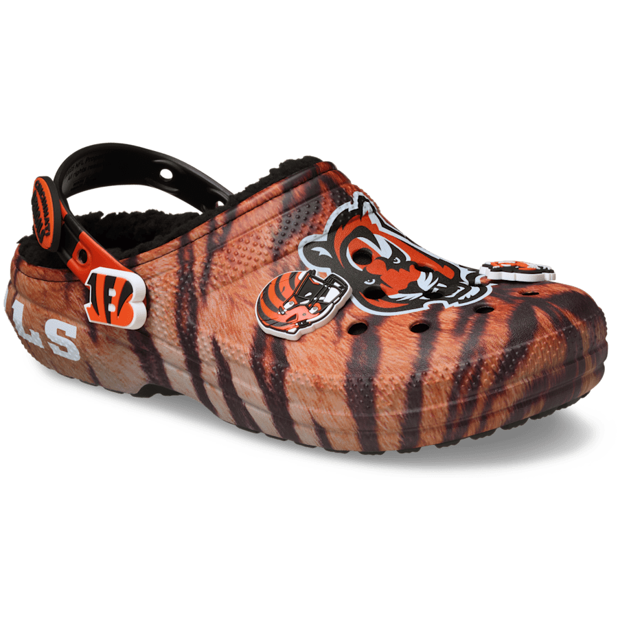 Crocs Popular NFL Cincinnati Bengals Classic Lined Clog