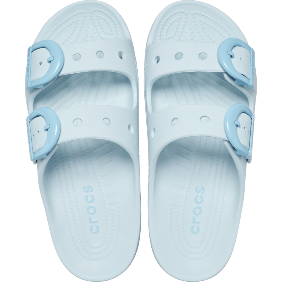 Crocs New Women's Saturday Enamel Buckle Sandal