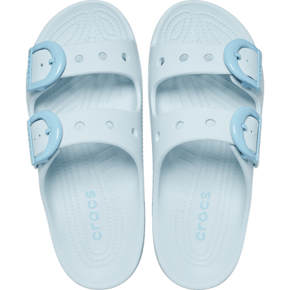Crocs New Women's Saturday Enamel Buckle Sandal